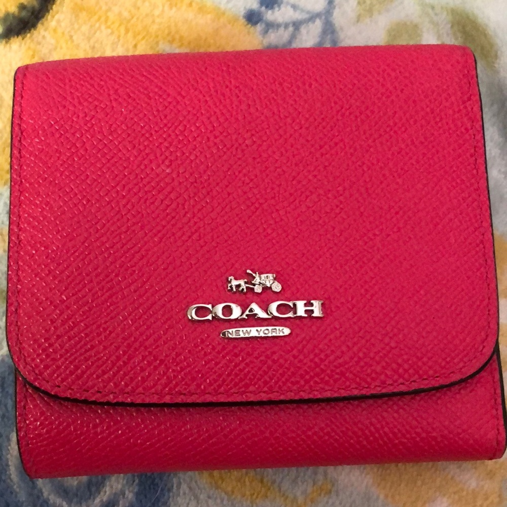 Coach trifold wallet
